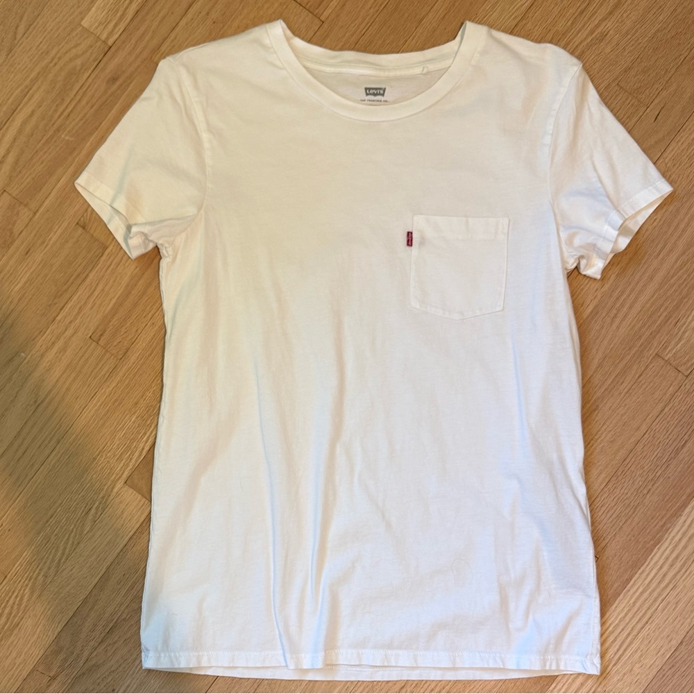 Levi's Cream Perfect Crew Tee